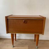 Scandinavian teak nightstand bedside table