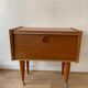 Scandinavian teak nightstand bedside table