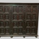 Storage cabinet has three doors Renaissance XX century style