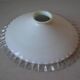Opaline glass wafer lampshade
