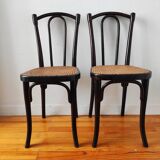 Paire de chaises bistrot Thonet N°56
