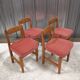 Set de 4 chaises design Guillerme et Chambron, édition Votre Maison