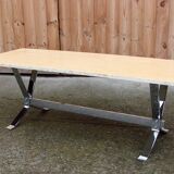 Travertine bench , 1970s
