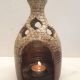 1950s sandstone lantern candle holder