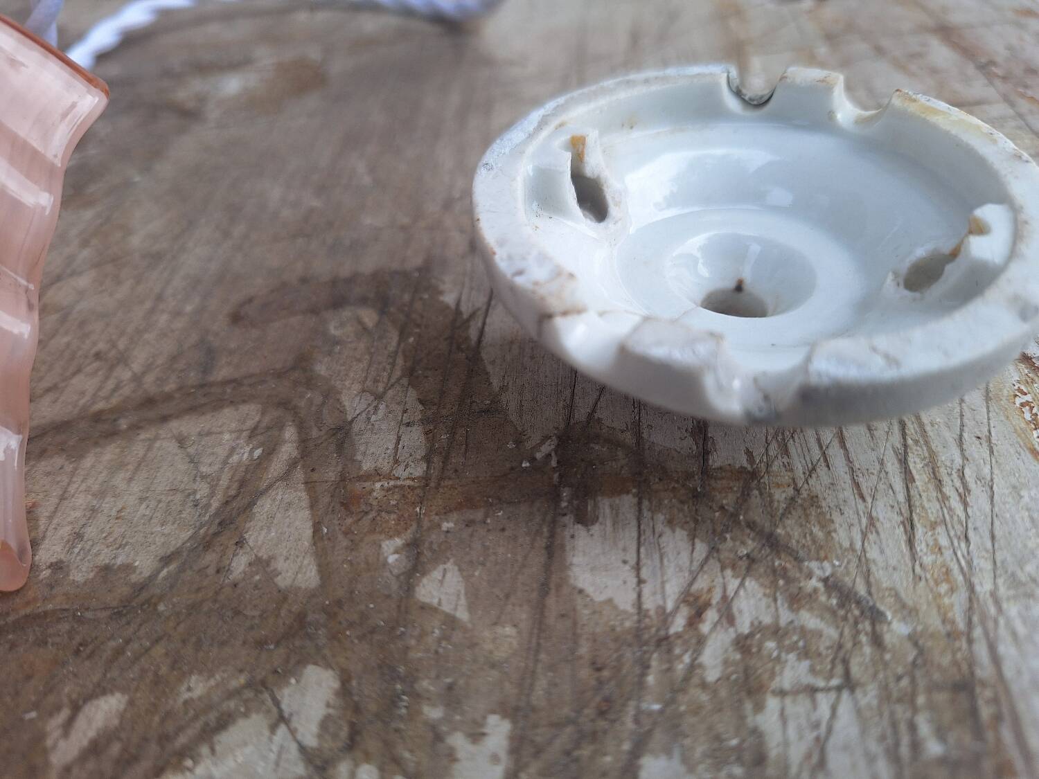 Opaline Pleated Suspension Clichy Rose complete with wire and Ceiling Light