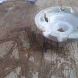 Opaline Pleated Suspension Clichy Rose complete with wire and Ceiling Light