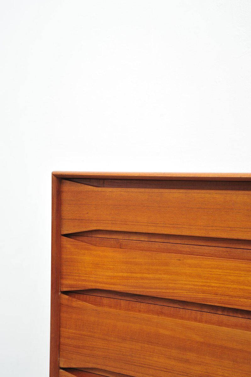 Danish teak chest of drawers by Dyrlund, 1970s