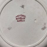 8 flat plates iron earth model Anémone by Bertrand Bordeaux