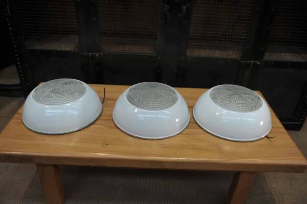 Antique glass lamps from the 1970s