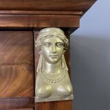 Empire mahogany secretary from the Consulate period.