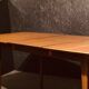 Extendable dining room table model t2 mid-century teak by Tom Robertson for McIntosh 1960s