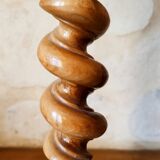 Wooden candle holder