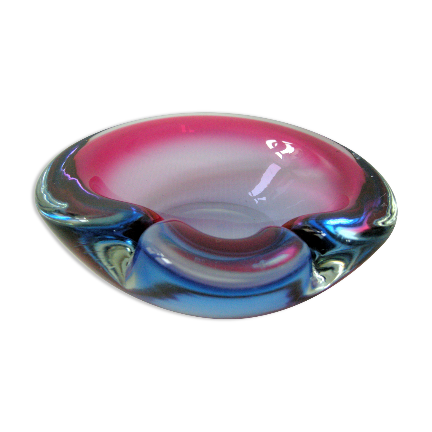 Vintage Murano glass ashtray
