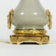 Lamp in bronze and celadon porcelain, circa 1880