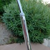 Chrome arc floor lamp