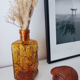 Empoli amber glass carafe