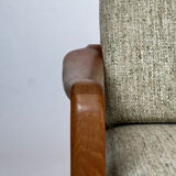 Canapé-lit en teck danois par Juul Kristensen, design vintage