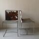 Set de 2 chaises "fil"metal par Pascal Mourgue pour ligne roset cinna