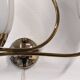Pair of double brass wall lights from the 50s/60s