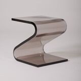 Tabouret en plexiglas françois arnal, 1970s
