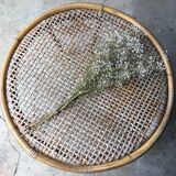 Rattan and wicker coffee table