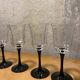 Luminarc octagonal vintage glasses