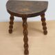 Tabouret tripode dit "de traite"