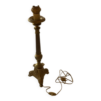 Pied de lampe ancien