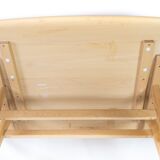 Coffee table in beech of danish design manufactured by Skovby Furniture factory in the 1960s.