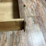 Louis XVI period desk in stripped wood circa 1800