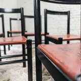 Set of 6 ibisco dining chairs (Italy)