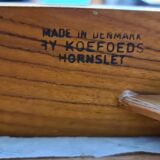 A set of six vintage Danish design dinning chairs by Niels Koefoed