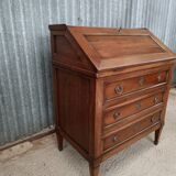 Ancien secrétaire bureau à pente