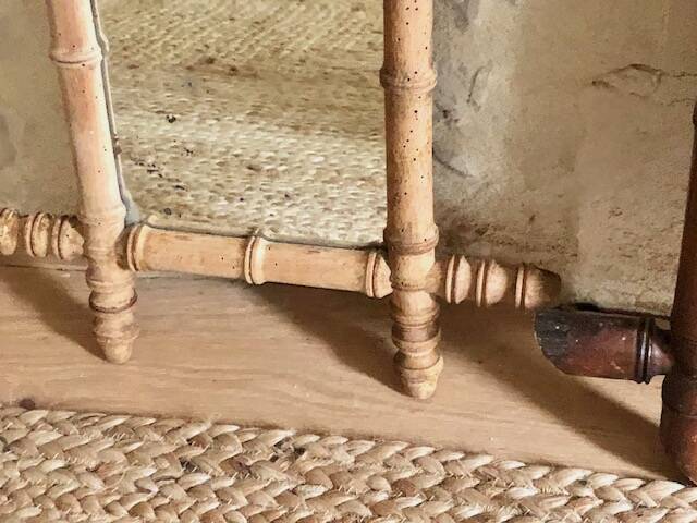Small bamboo mirror from the 50s