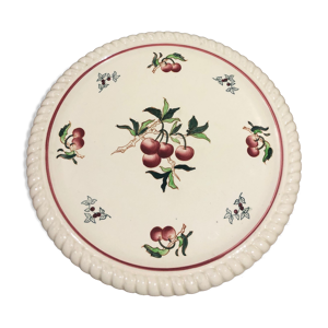 Plat en faïence de Longwy
