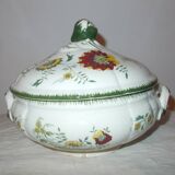 Small Sarreguemines soup tureen