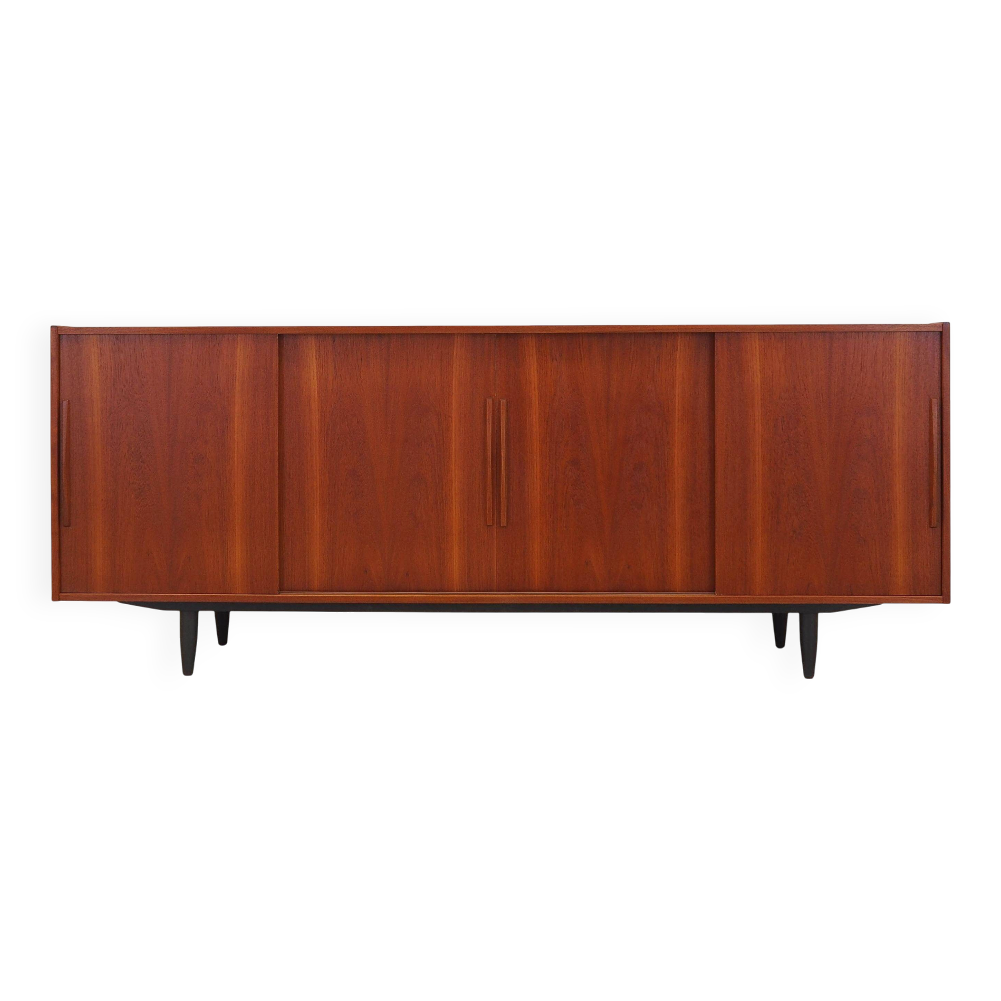Buffet en teck, design danois, années 1970, fabricant : Danemark