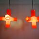 Suspension Crosslight orange, Jan Melis & Ben Oostrum, Dark (Belgium)