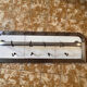 Door towels kitchen old metal white tiles