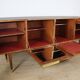 Vintage teak and brass enfilade - 1970s