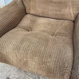 Vintage velvet armchair