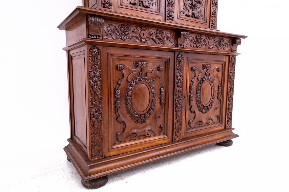 Carved sideboard, France, ca. 1870.