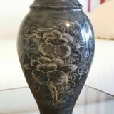 Carved marble vase