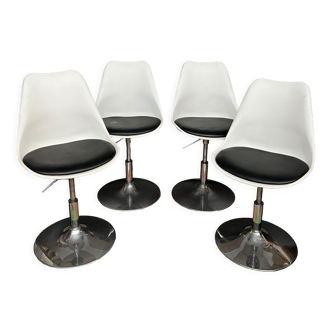 Set of 4 vintage design chairs