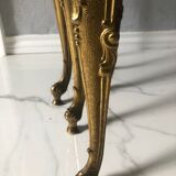 Heavy Onyx Marble Nesting Brass Tables
