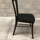 Series 12 black bistro chairs of the 70s