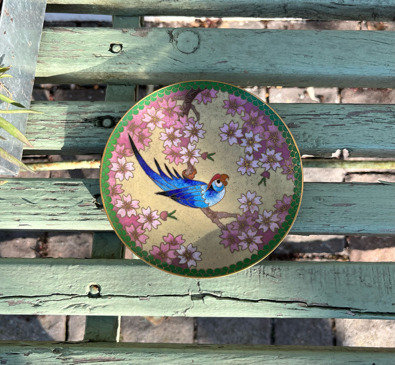 Cloisonné enamel cup