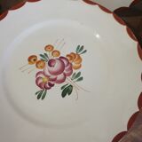 6 flower dessert plates
