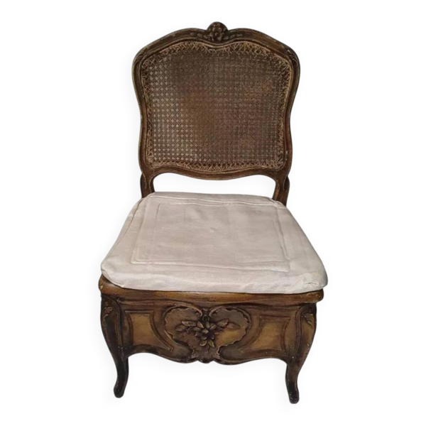 Chaise d'aisance 18ème Louis XV