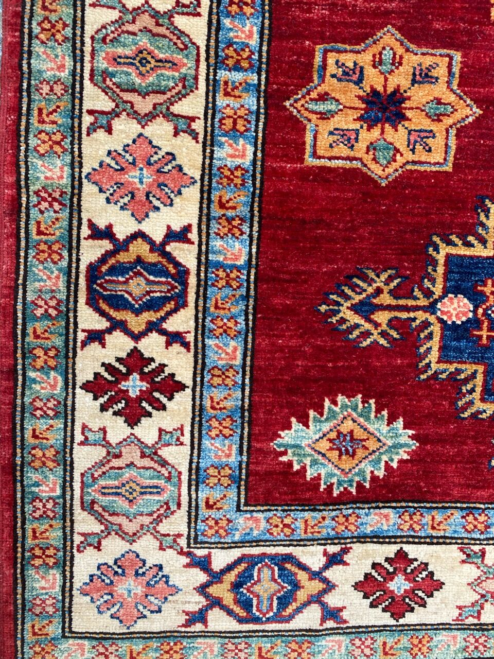 Chobi afghan contemporary carpet 100x142 cm